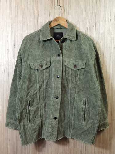 Zara G6 ZARA corduroy trucker jacket like new gree