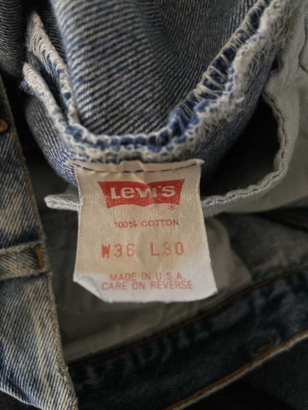 Levi's × Vintage 1990’s Acid Wash Levi 501 - image 5