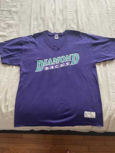 Arizona Diamondbacks Vintage 90s Pro Player Tshirt MLB Baseball Single Stitch Purple Tee Made in USA Size Large ( Royal M Tshirt | Inora