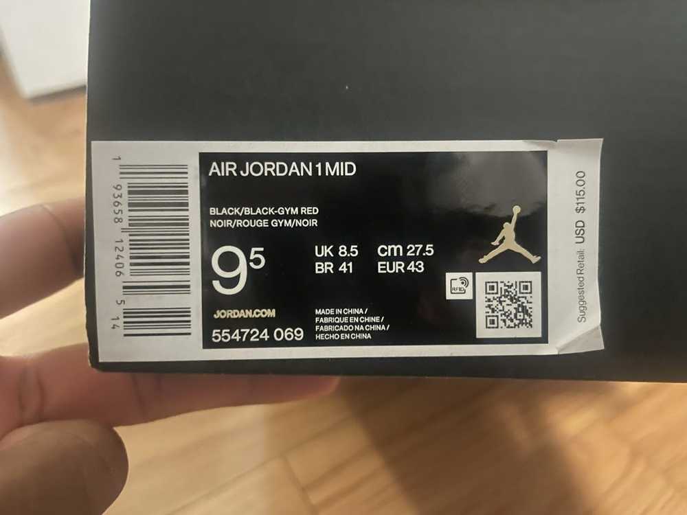 Jordan Brand × Nike Jordan 1 Mid Chicago Black Toe - image 7