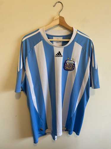 Vintage Soccer Jersey, Adidas Spain 2004 Euro QUARTER-FINALS MOREINTES 10 Home Jersey Authentic Adidas Shirt Camiseta Large #348273