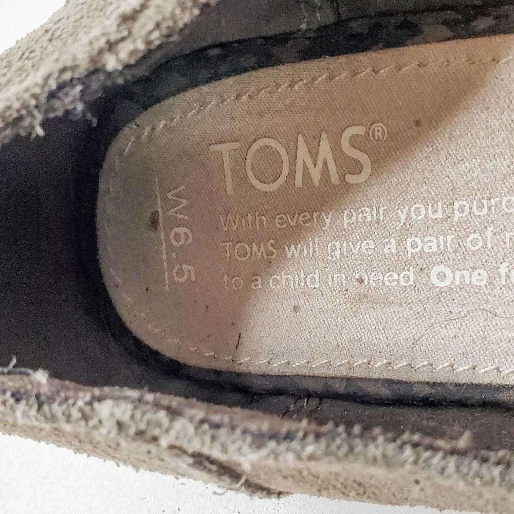 Toms Toms Jutti Neat Olive Green Textured Pointed… - image 6