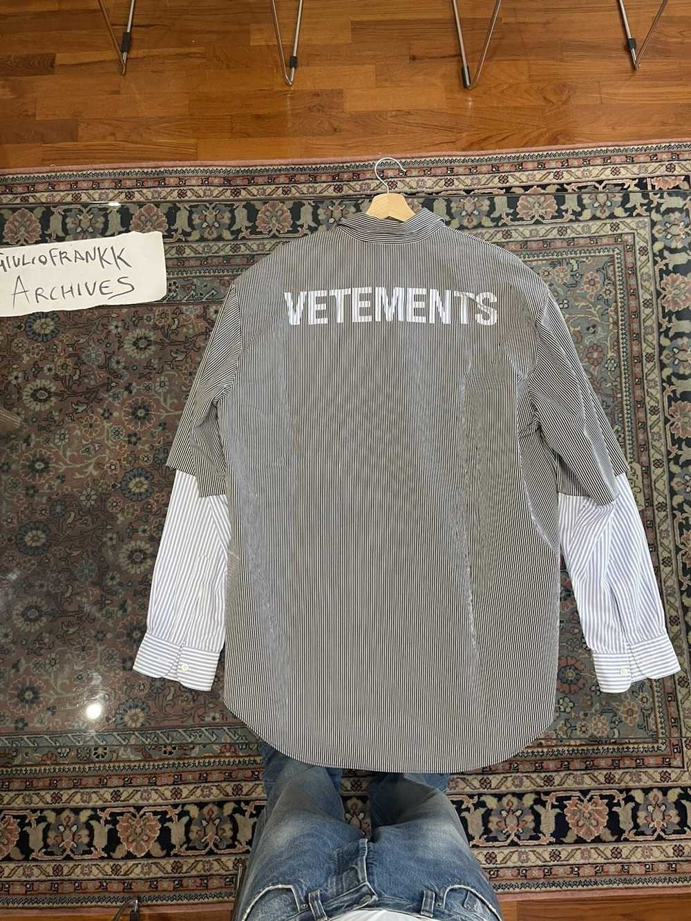 Vetements Vetements laser double shirt - image 2