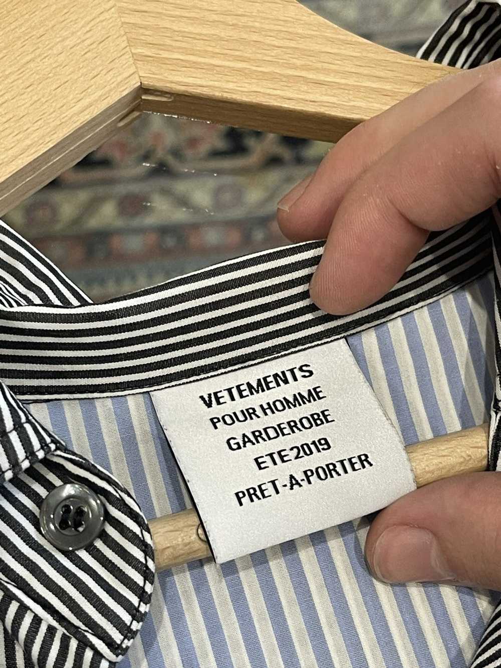 Vetements Vetements laser double shirt - image 7