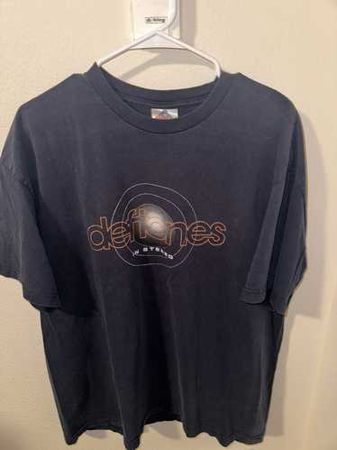 Aaa Vintage white poney Deftones in stereo shirt