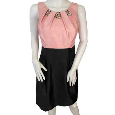 Wedding Guest or Party Dress, Blush Pink/Black, P… - image 1