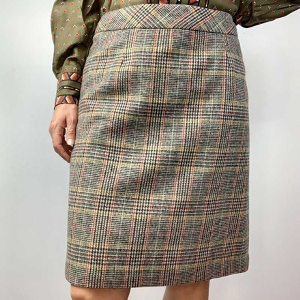 Gorgeous Wool Plaid Skirt - image 2