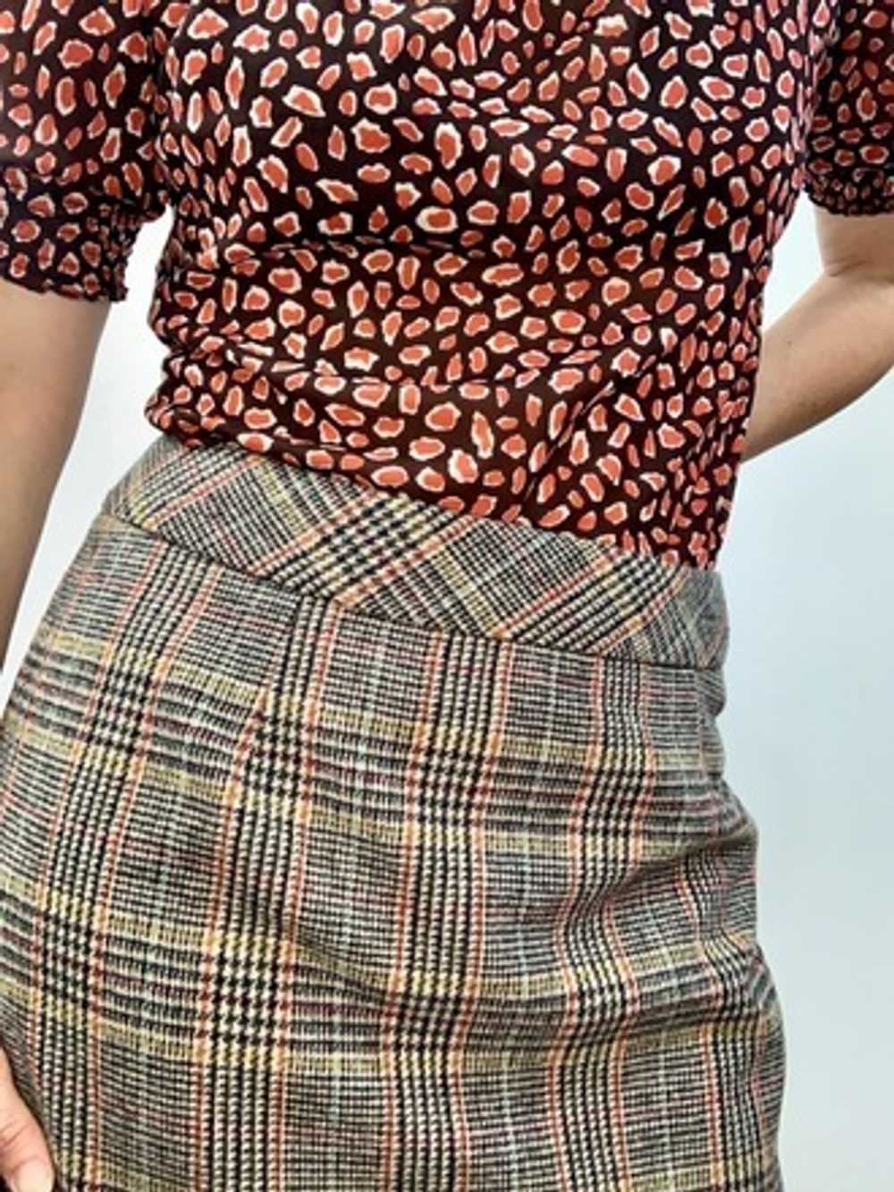 Gorgeous Wool Plaid Skirt - image 4