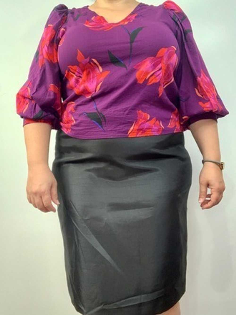 NWT Le Suit Woman Pencil Skirt Elastic Waist Back… - image 3