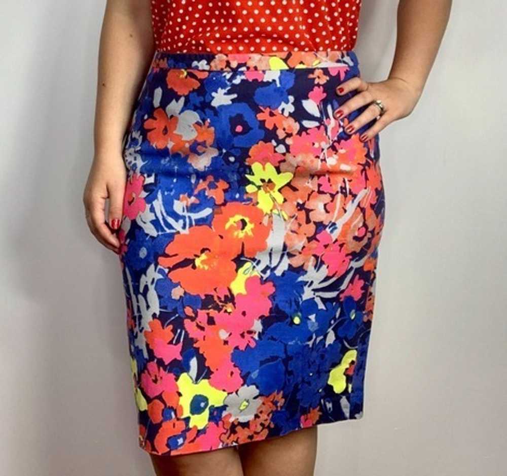 NWT Bright Floral Loft Skirt - image 2