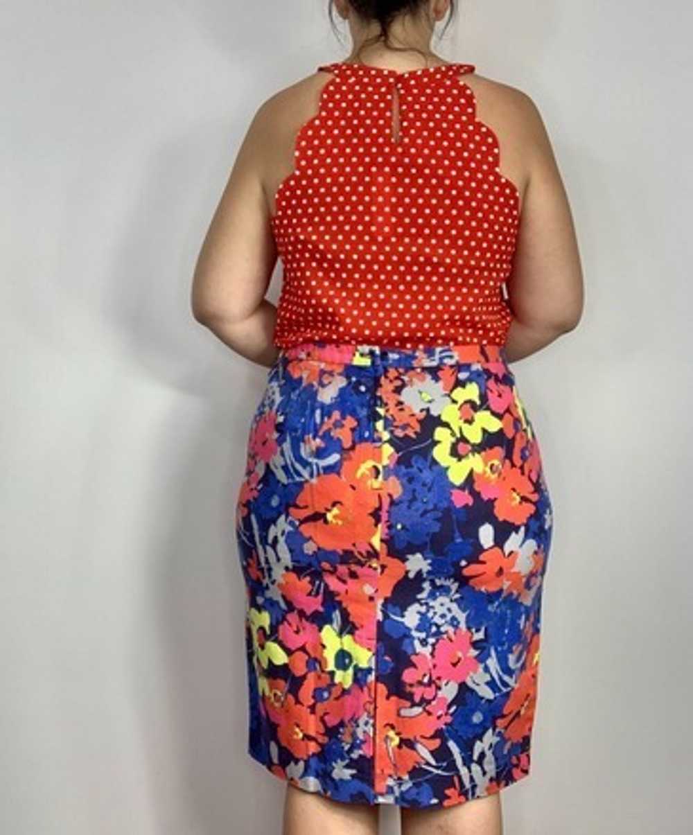 NWT Bright Floral Loft Skirt - image 6