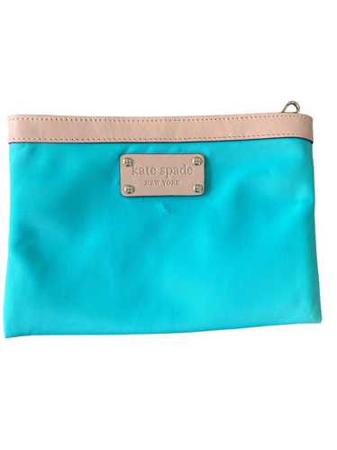 Kate Spade Aqua Nylon Pouch