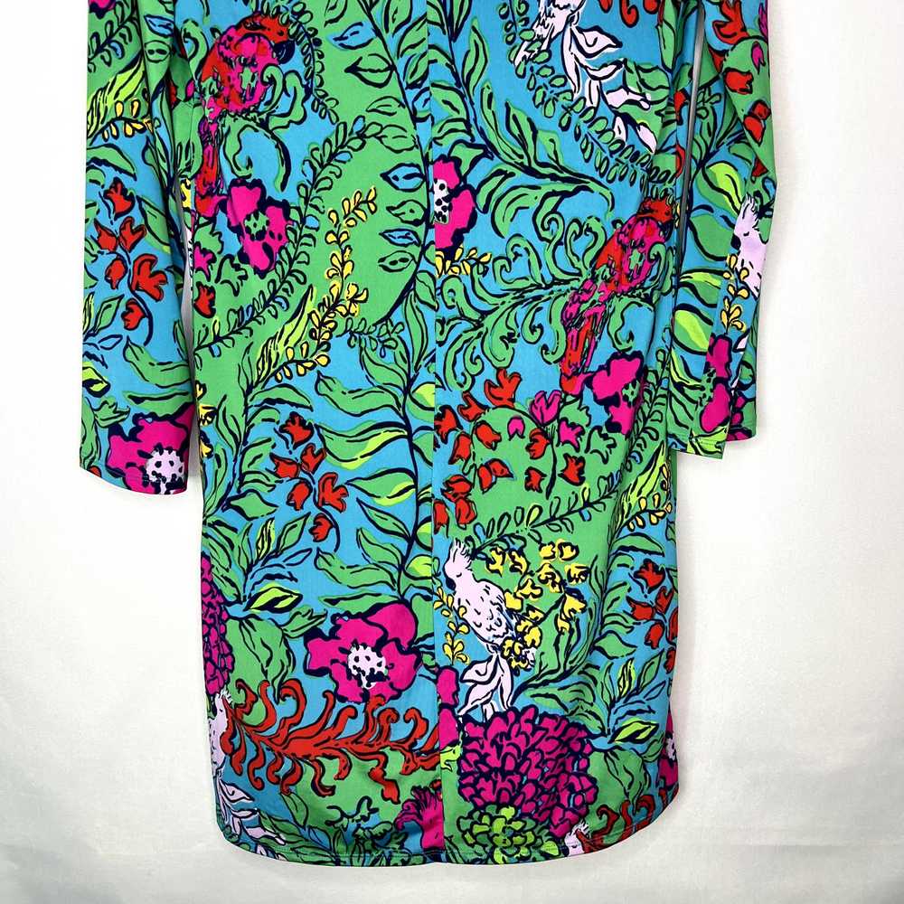 Lilly Pulitzer Jade Dress Shake Your Tail Feather… - image 10