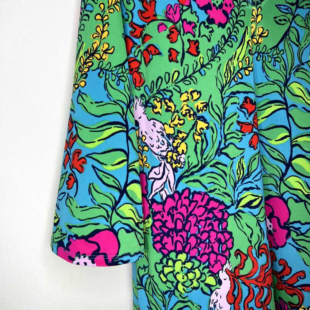 Lilly Pulitzer Jade Dress Shake Your Tail Feather… - image 4