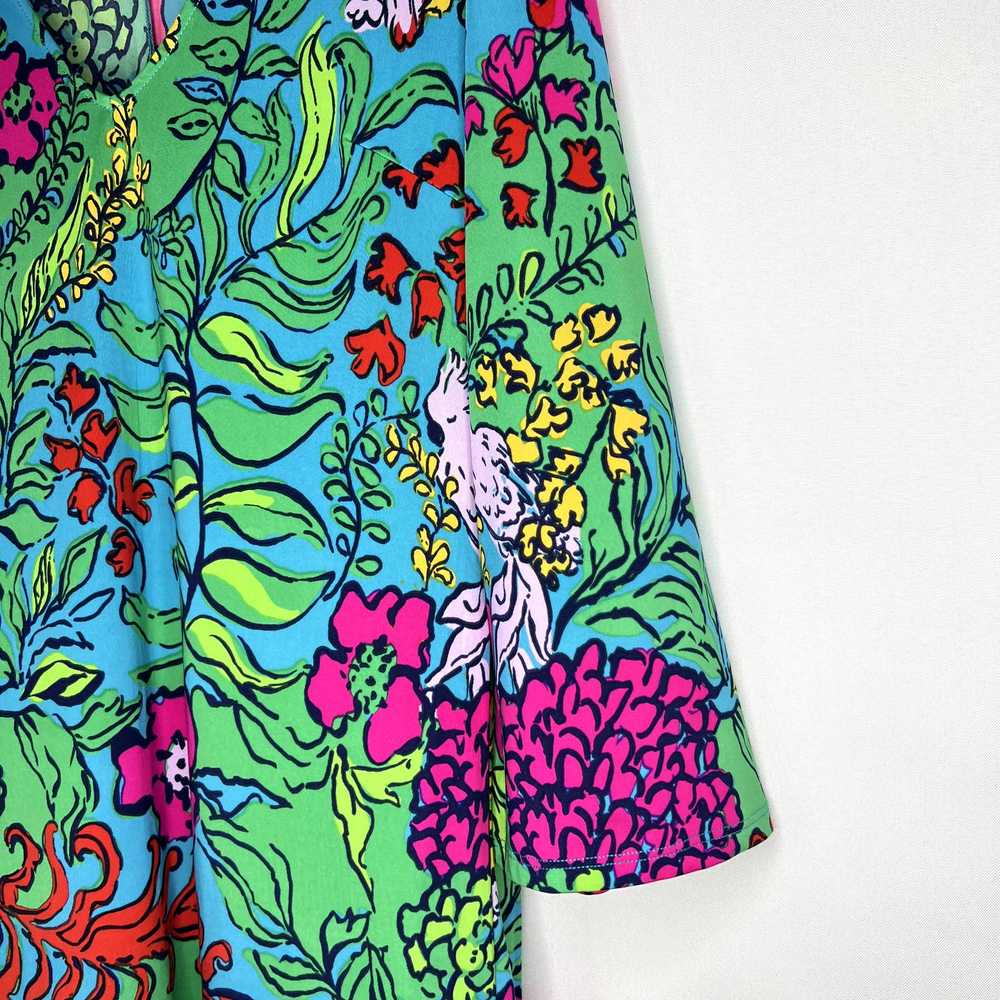 Lilly Pulitzer Jade Dress Shake Your Tail Feather… - image 5