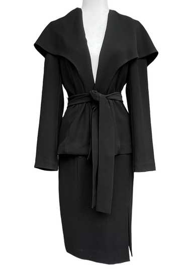 Etcetera Black Suit Blazer and Skirt 6