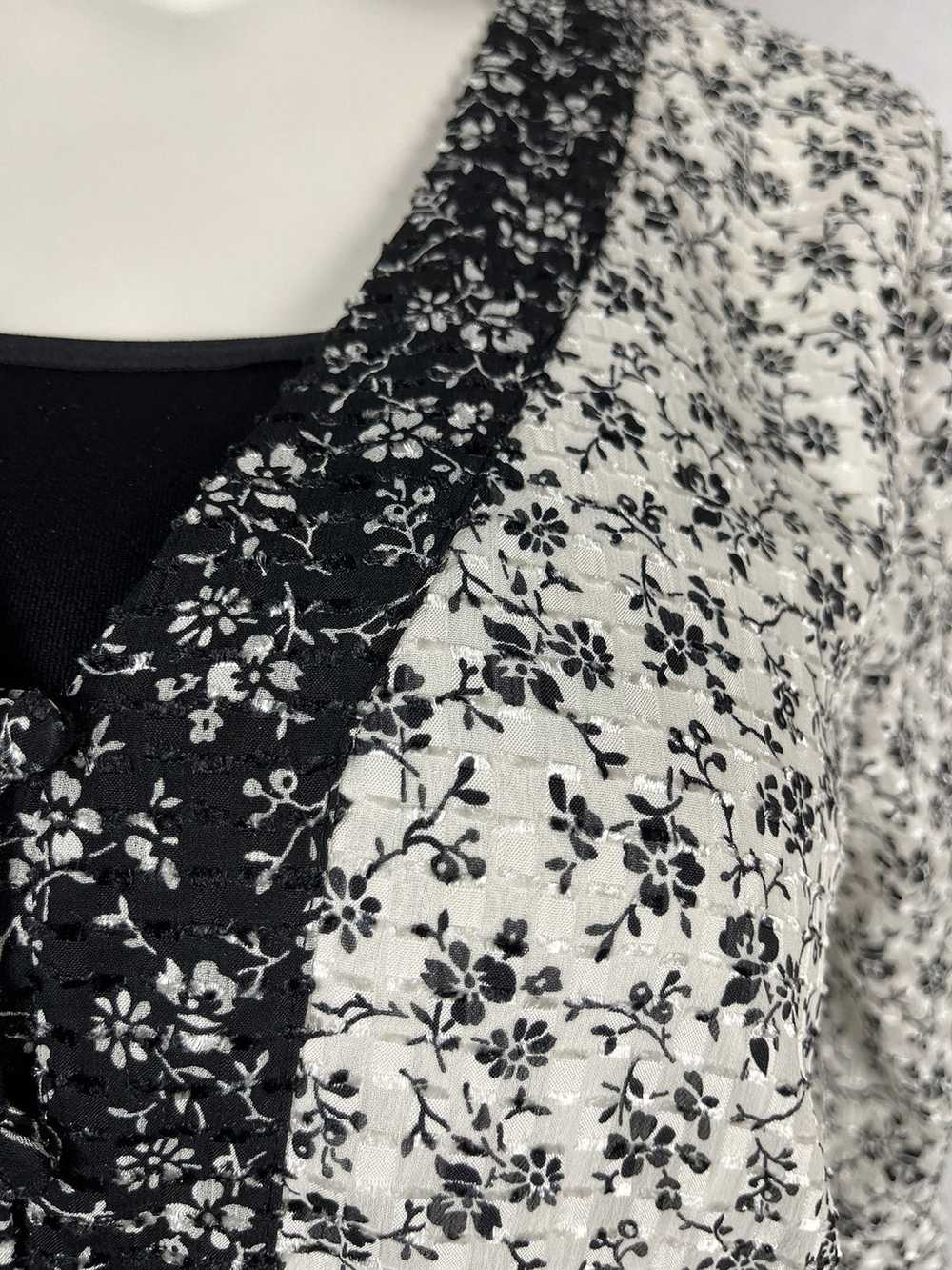 Madewell Size XL (16) White & Gray Ditsy Floral S… - image 2