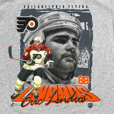 1998 Eric Lindros Philadelphia Flyers Orange CCM NHL Hockey Jersey