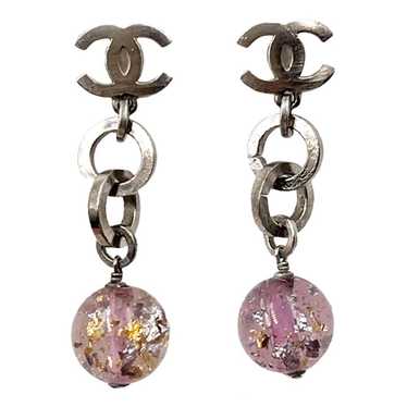 Chanel 2023 Crystal Lambskin Chain CC No. 5 Drop Earrings – Vintage by Misty
