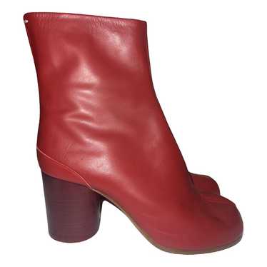 Maison Margiela Red Tabi Patent Heels