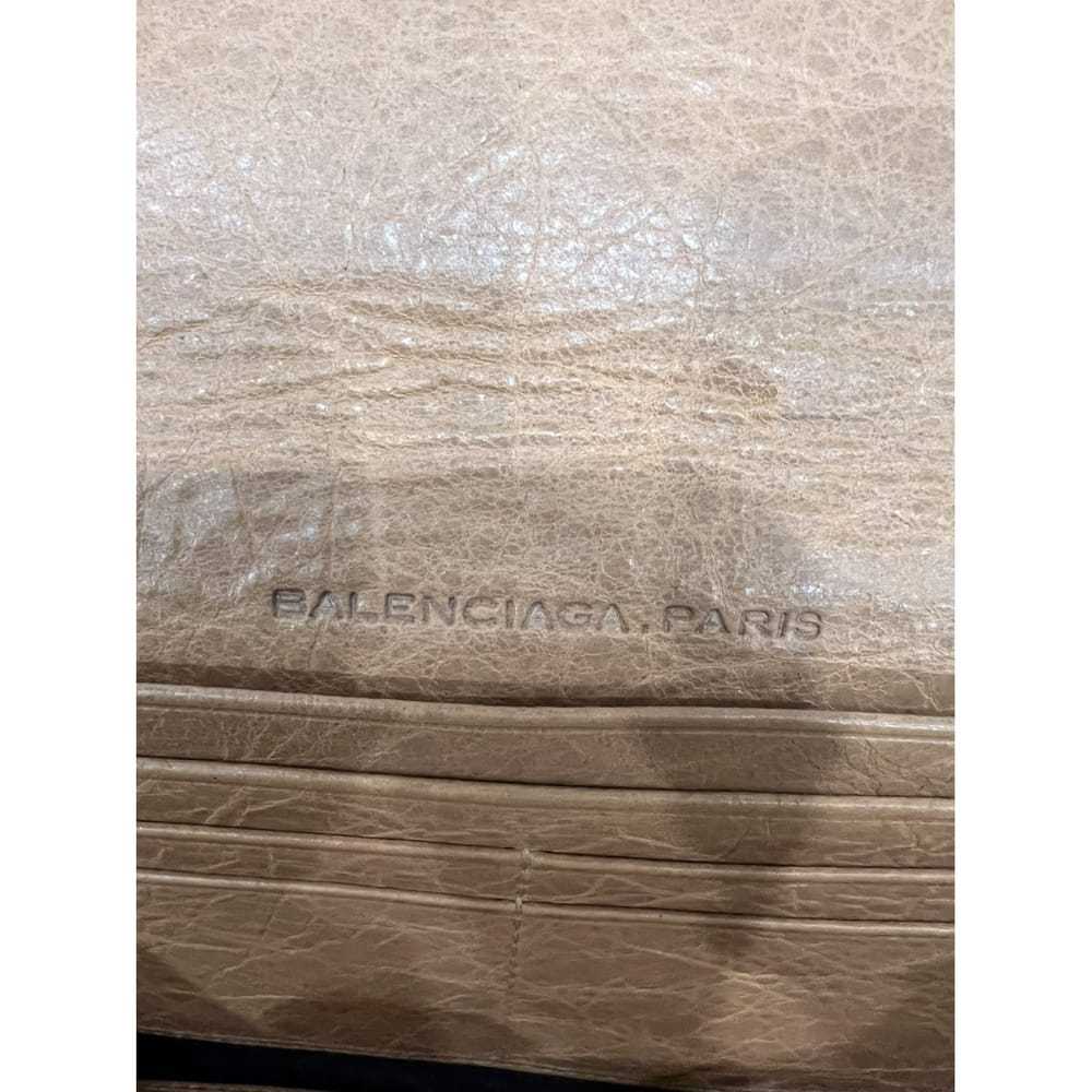 Balenciaga Envelop leather clutch bag - image 5