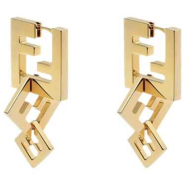 F is fendi earrings Fendi Gold in Metal - 34775749