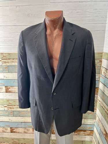 80’s Black two Button Blazer By Stafford