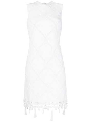 CHANEL Pre-Owned pointelle-knit sleeveless dress … - image 1