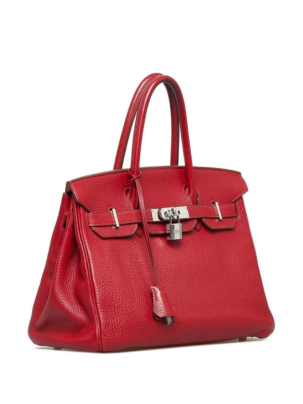 Hermès Pre-Owned pre-owned Birkin 30 handbag - Red - image 3