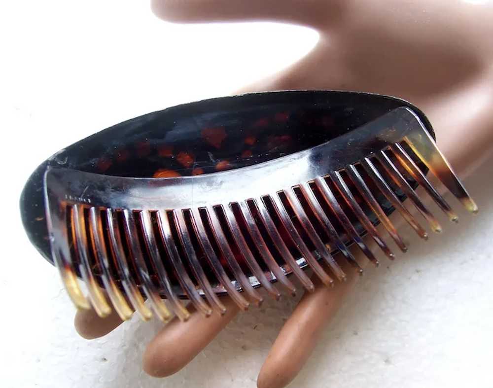 Two large glitzy hair combs from the 1980s - image 12