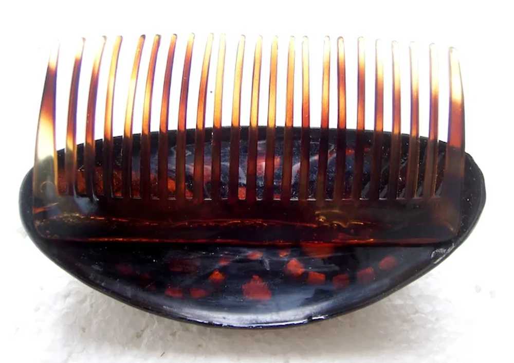 Two large glitzy hair combs from the 1980s - image 6