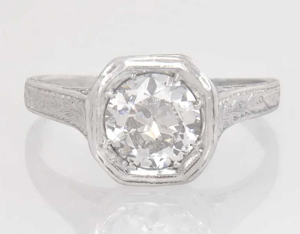 Antique Certified GIA .74ct I VS2 Genuine Diamond… - image 2
