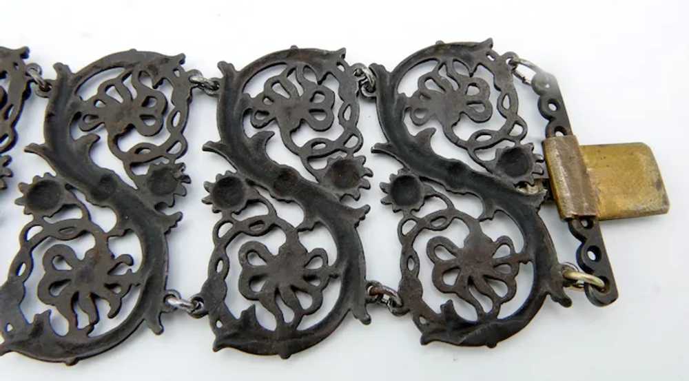 Rare Antique Georgian Berlin Iron Bracelet Neo-cl… - image 4