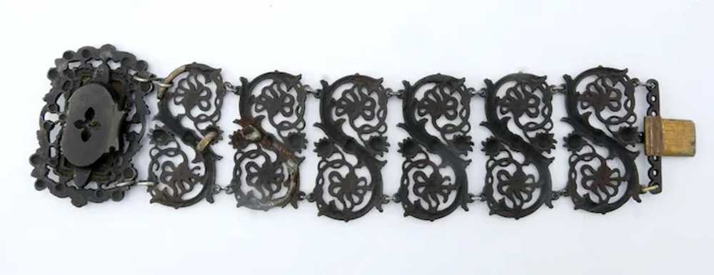 Rare Antique Georgian Berlin Iron Bracelet Neo-cl… - image 5