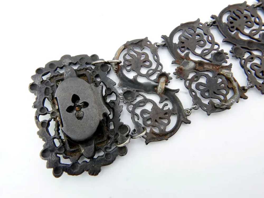 Rare Antique Georgian Berlin Iron Bracelet Neo-cl… - image 7