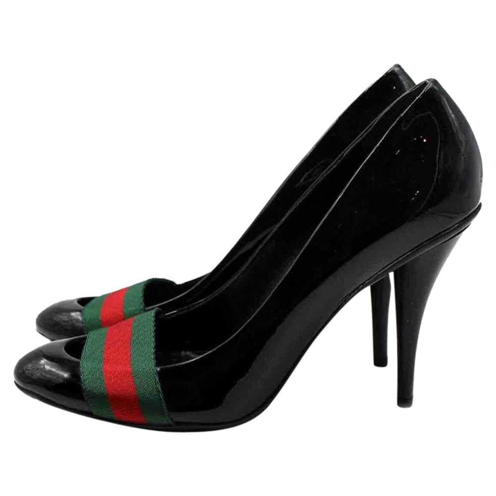 Gucci Pumps/Peeptoes Leather in Black - image 1