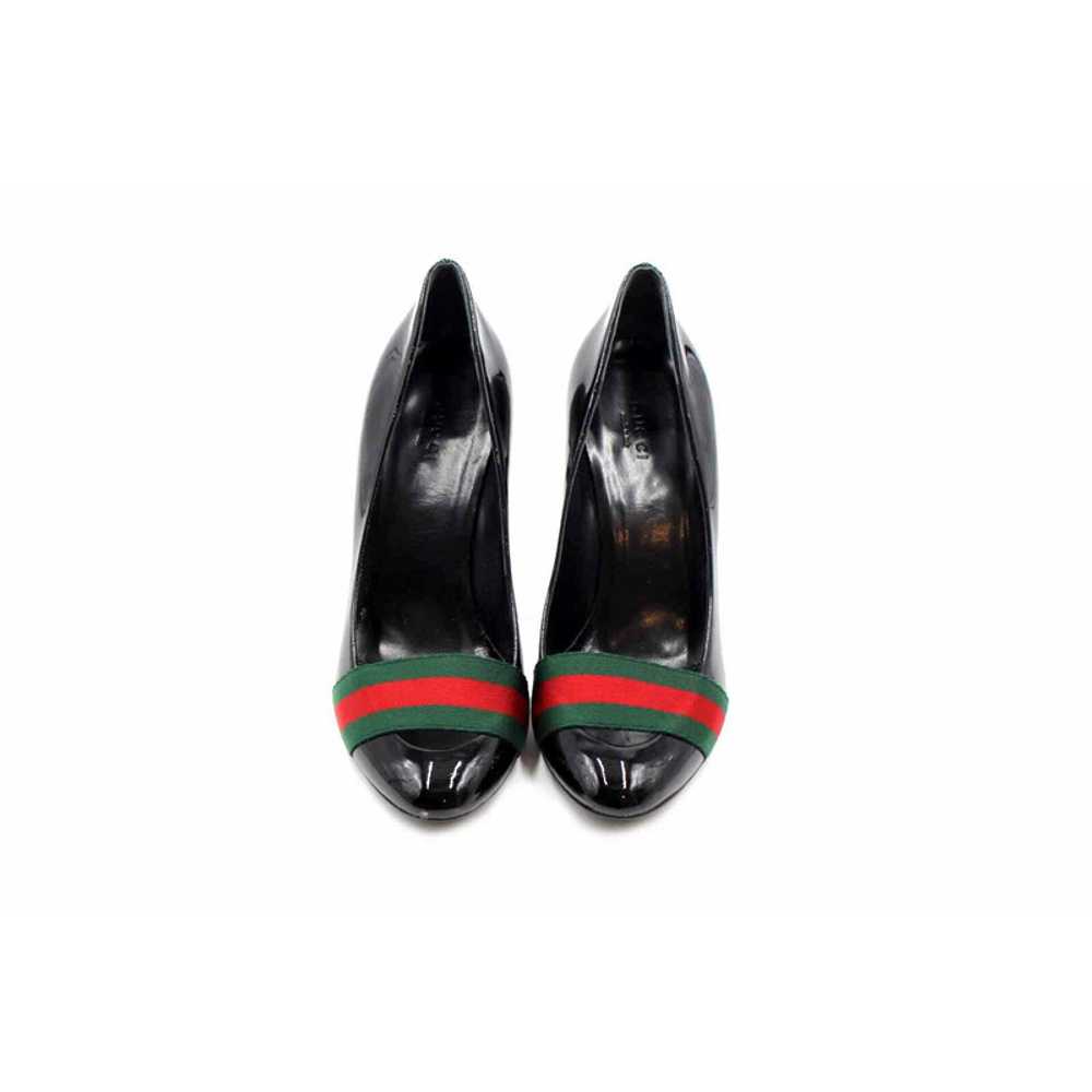 Gucci Pumps/Peeptoes Leather in Black - image 4