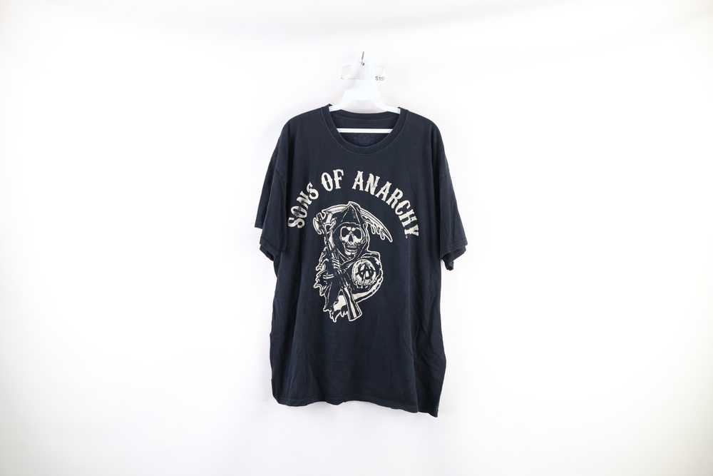 Vintage Retro Spell Out Grim Reaper Sons of Anarc… - image 1