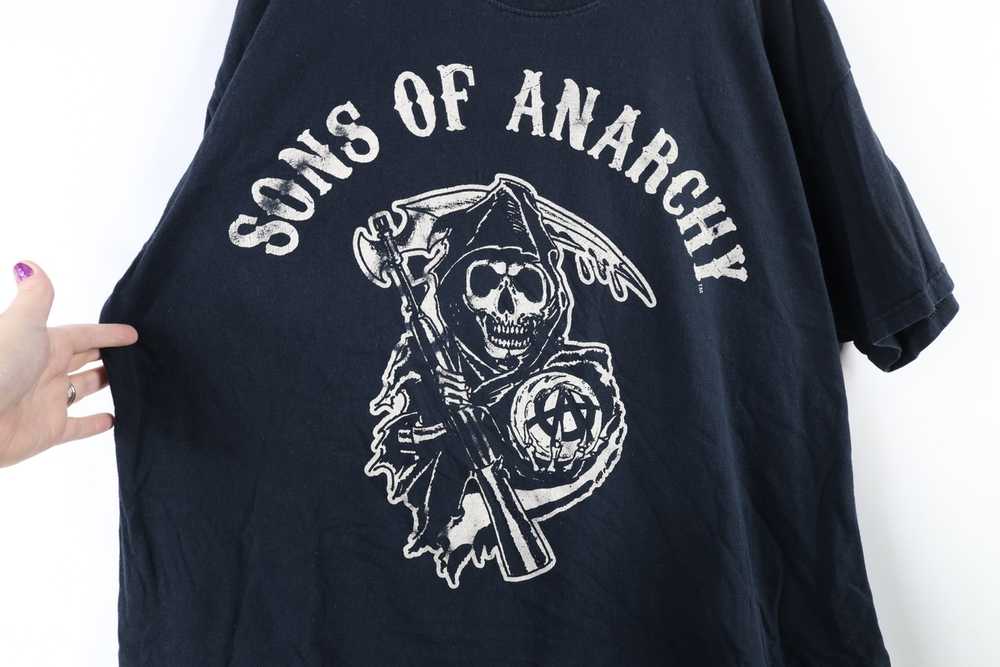 Vintage Retro Spell Out Grim Reaper Sons of Anarc… - image 4