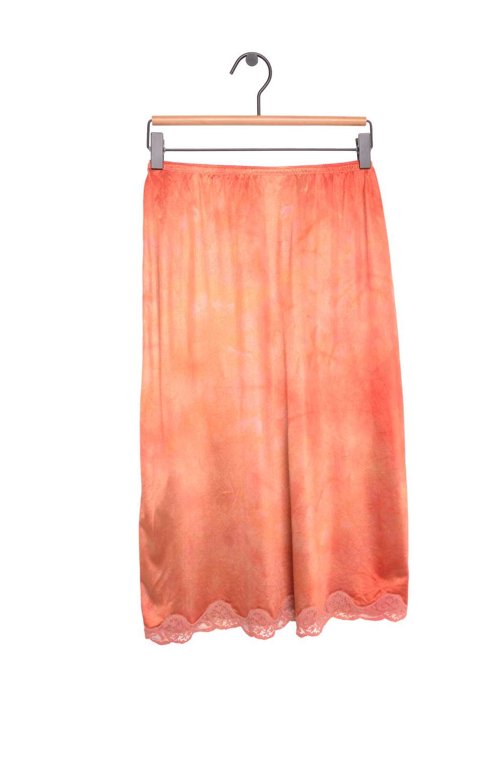 1950s Hand-Dyed Slip Skirt 46691 - image 1