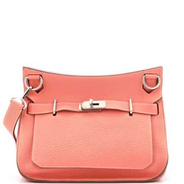 Hermes JYPSIERE 28 TOSCA Pink Purple EXCELLENT! Taurillion Clemence leather