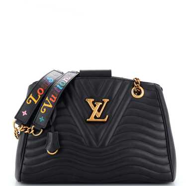 Louis Vuitton Snow Quilted Cowhide New Wave Chain Tote