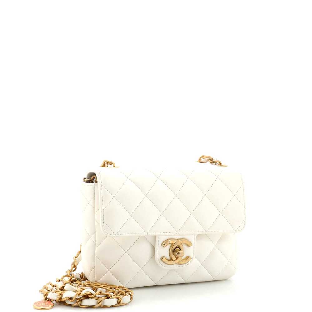 CHANEL Casino Royale Charms Square Flap Bag Quilt… - image 2