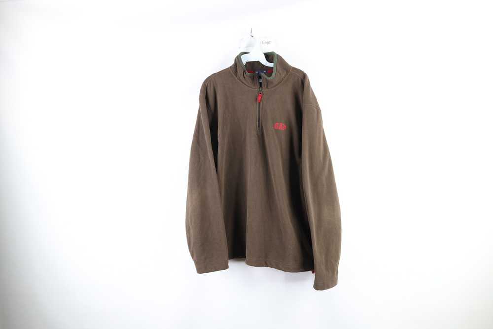 Gap × Vintage Vintage Gap Block Letter Half Zip F… - image 1