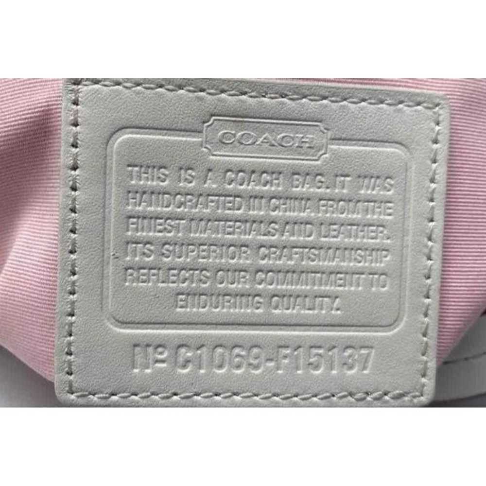 Coach Coach Pink Ziptop Leather Handbag Purse - image 5