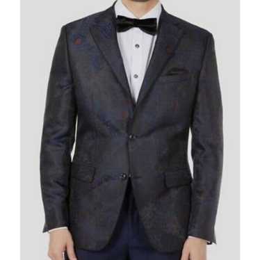 Tallia Tallia Slim-Fit Jacquard Blazer Two Button 