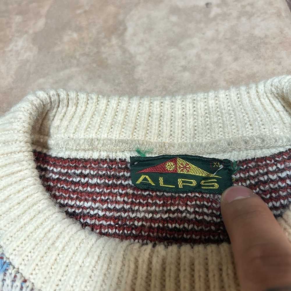 Vintage Vintage Alps Nordic Pattern Knit Sweater - image 5