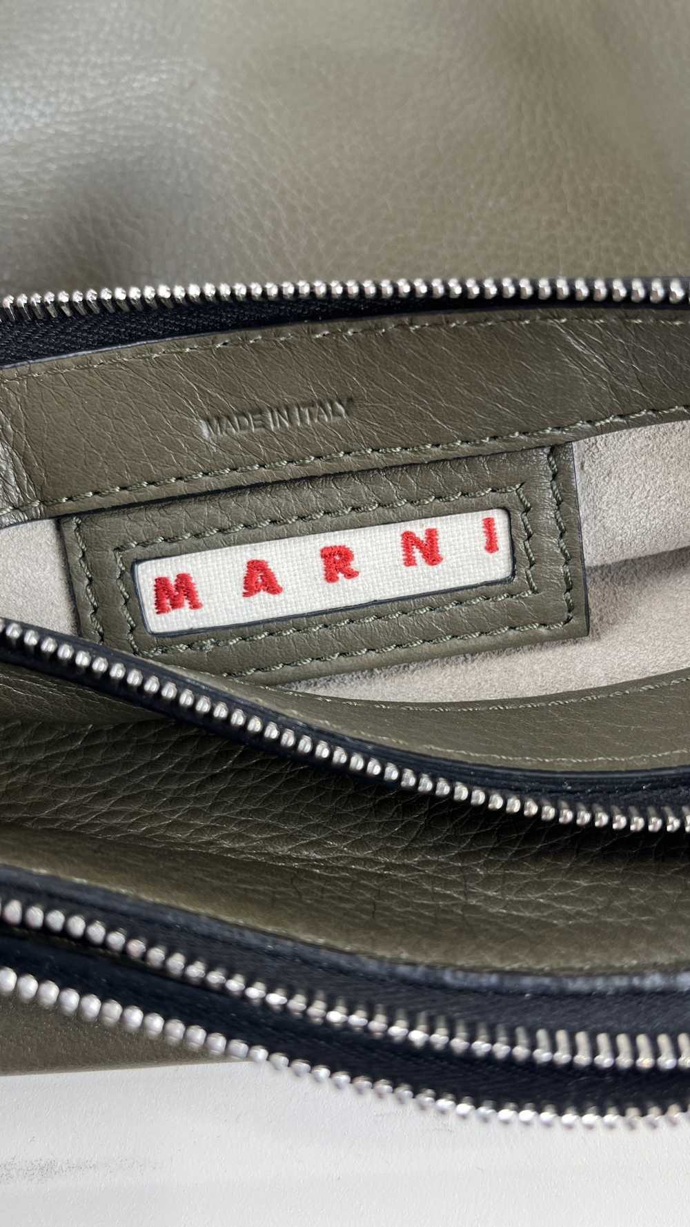 Marni MARNI DOUBLE FLAP SAUMUR ZIP ENVELOPE BAG - image 11