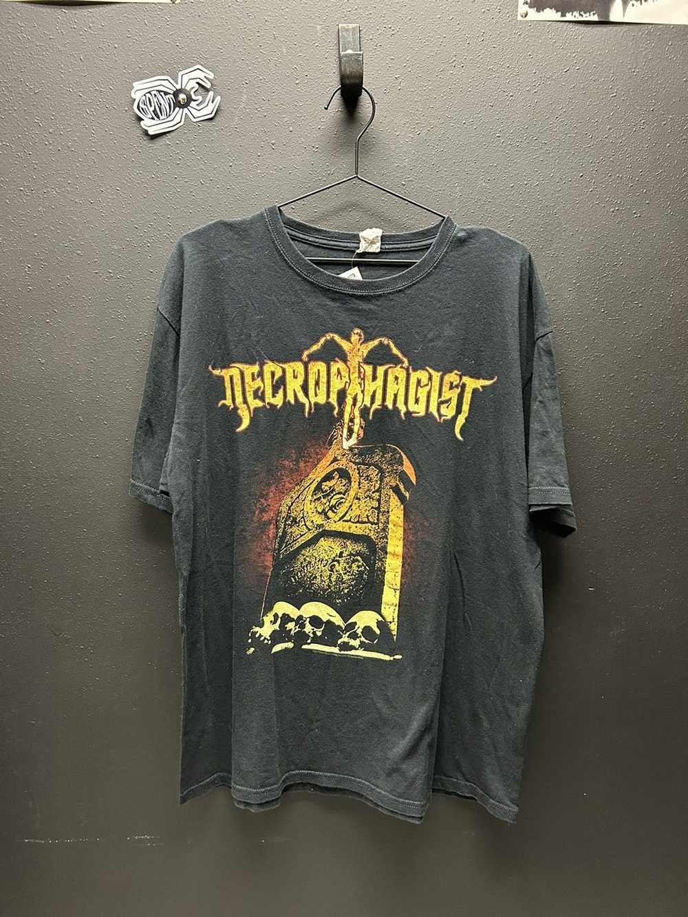 Band Tees × Vintage Vintage Necrophagist Metal t … - image 1