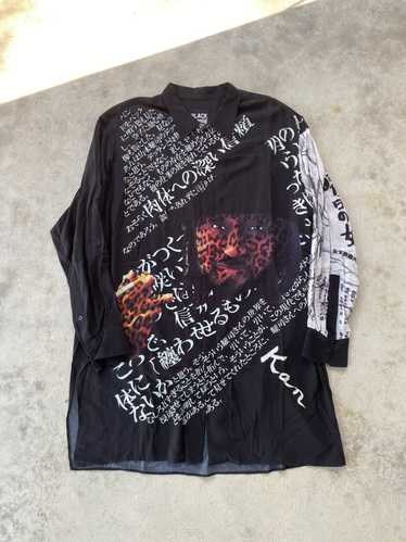 André Leon Talley Yohji Yamamoto Long Sleeve Rayon Shirt 60YYY-001